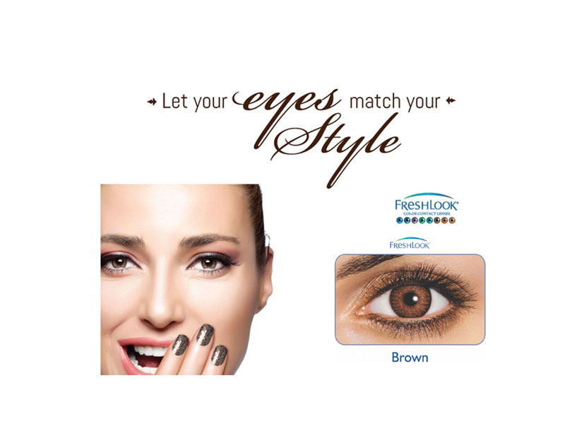 Freshlook Colorblends Brown Color Lenses